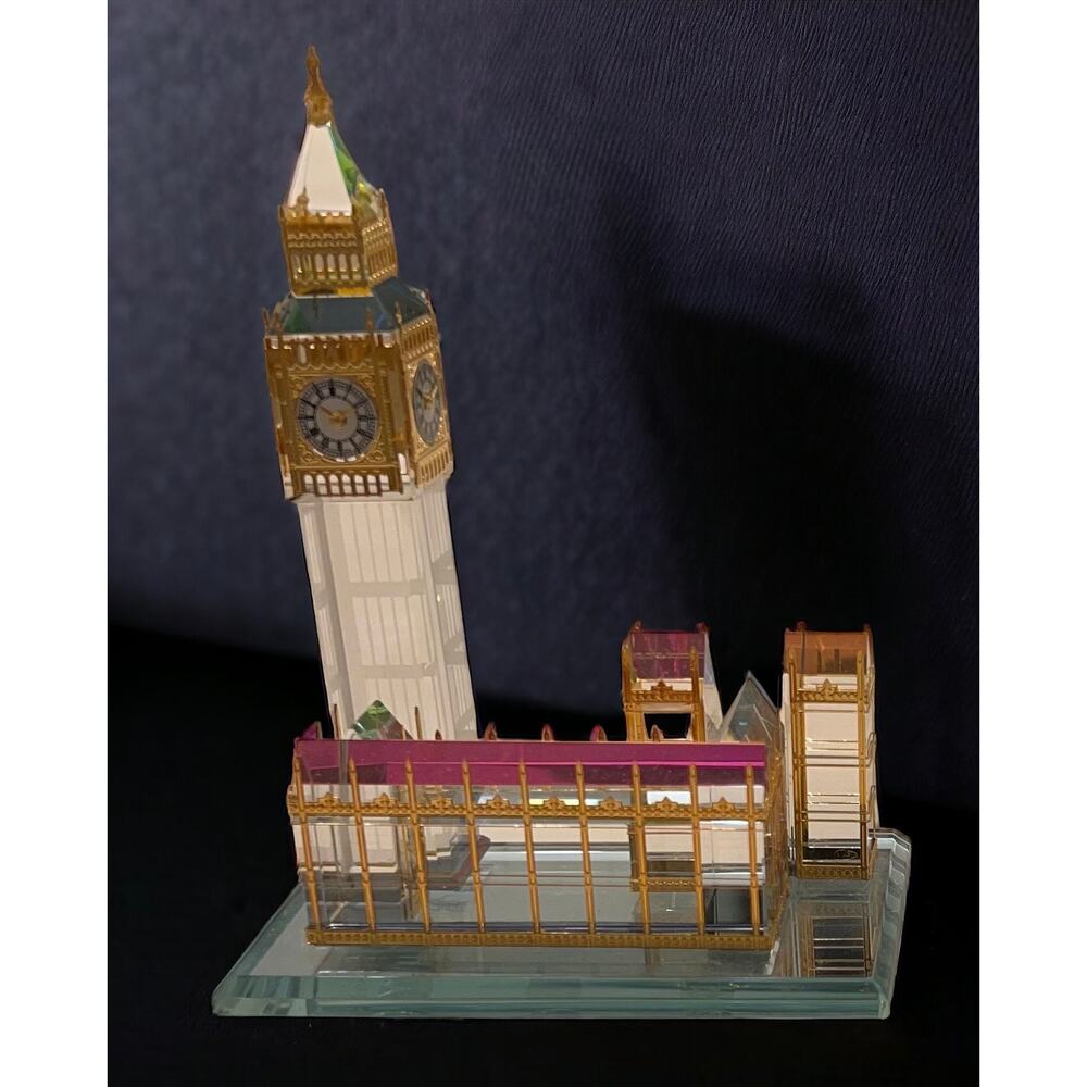 Crystal Big Ben Glass Ornament